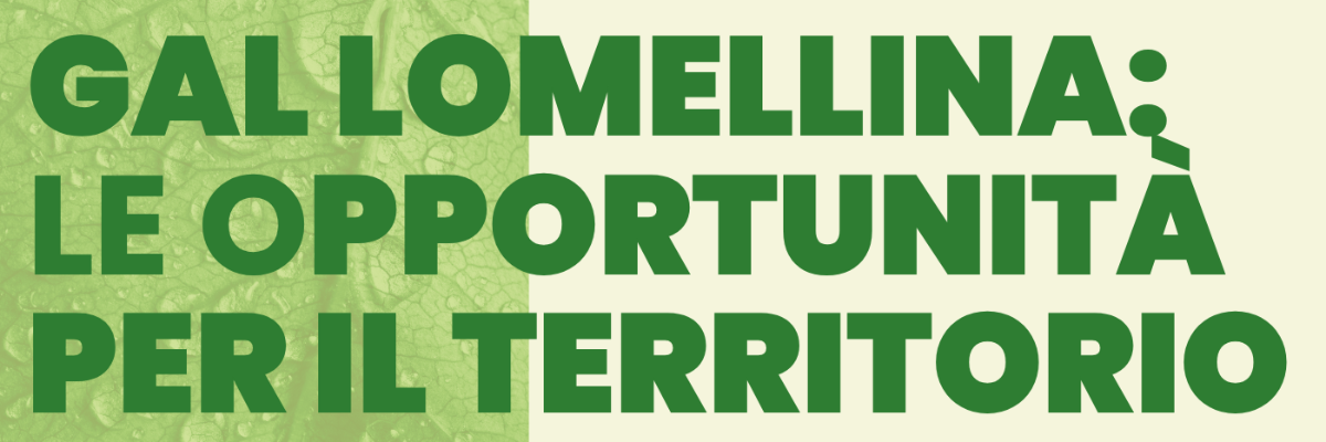 GAL Lomellina: le opportunità per il territorio